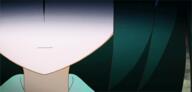 evil_smile green_hair katanagatari nanami_yasuri smile // 500x240 // 744KB