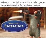 disney gun mouse pixar ratatouille // 640x534 // 33KB