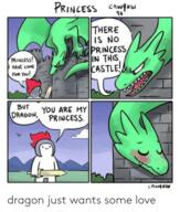 comic dragon knight princess // 500x588 // 142KB